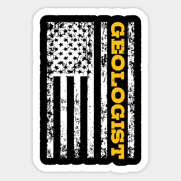 Geologist Sticker by mikevdv2001